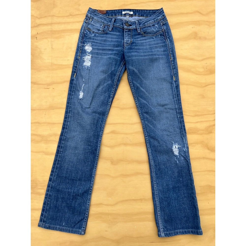 The Sinclair MFGRP Rowan Vassar Distressed Bootcut Jeans Blue Size 25 W129425